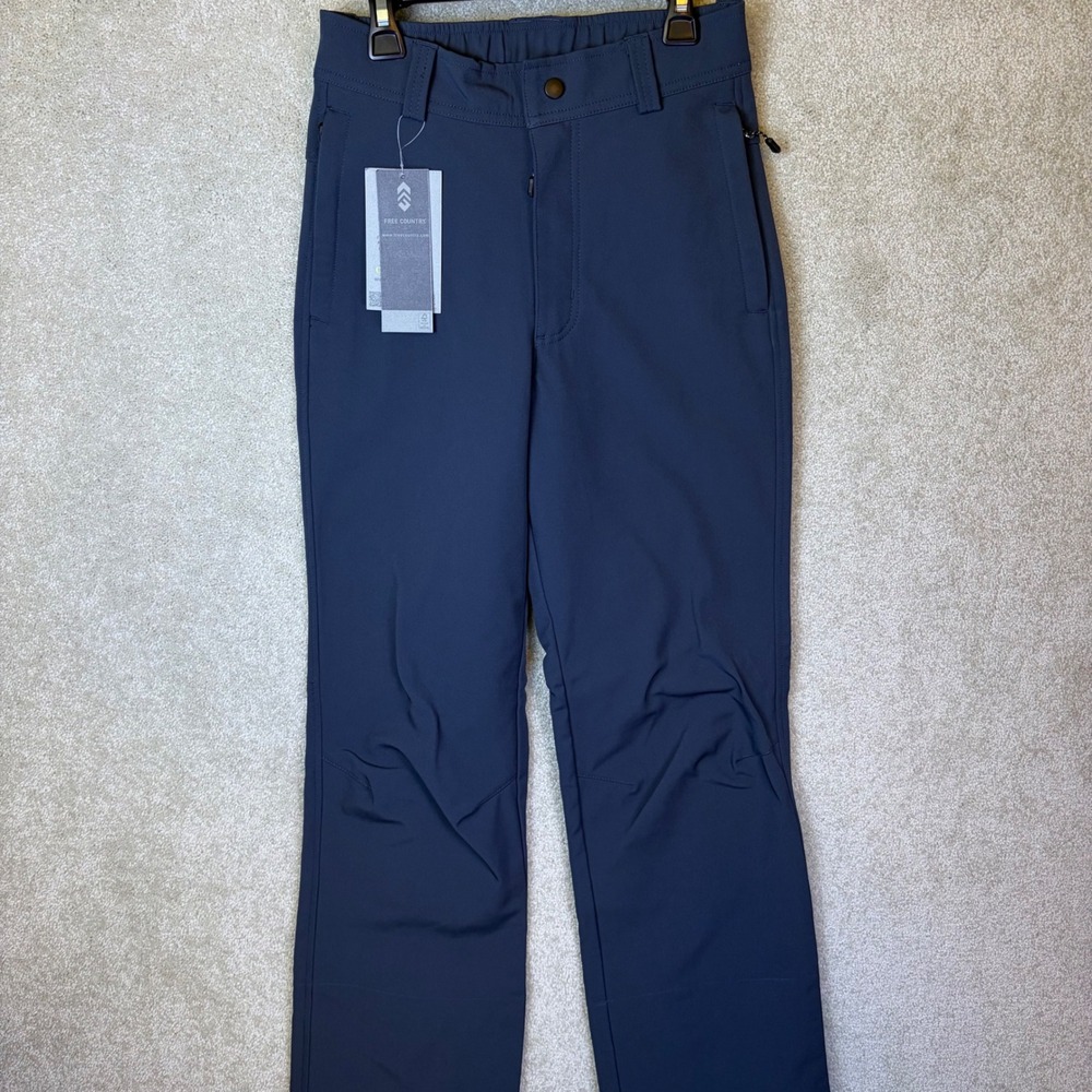 Free Country Snow Pant *Youth Large (Men XS) Deep Charcoal Flex Softshell NEW